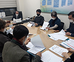 2021년 임시 이사회 개최 사진